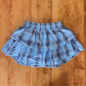 Aerie Rock ‘n’ Ruffle Plaid Skirt